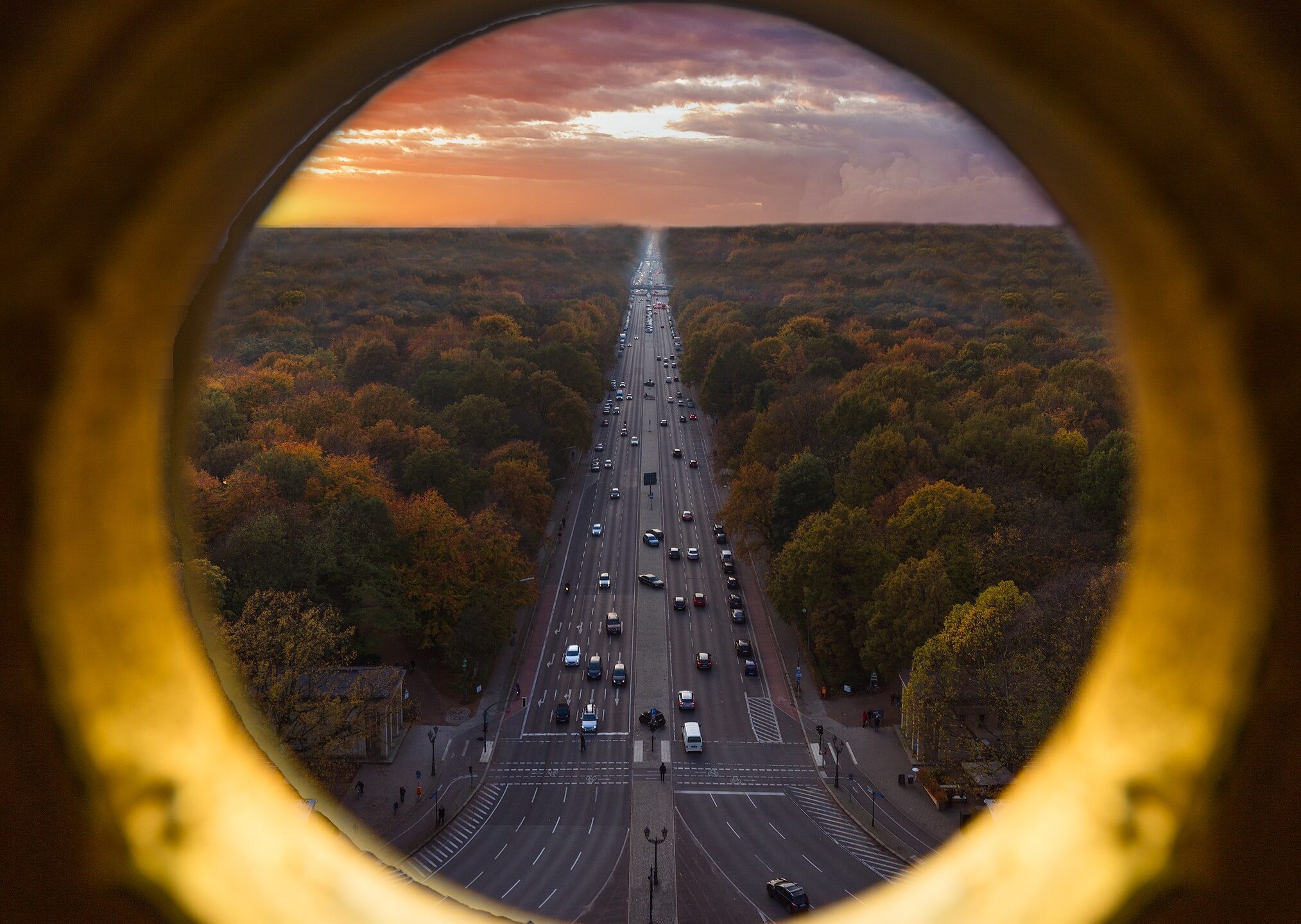 View from the hotel in Germany where Luigi Fragola Architects cured the boutique hotel design